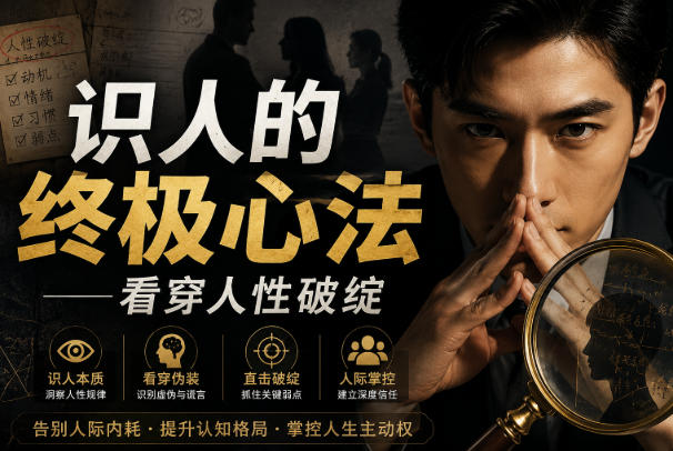 付费文章:识人的终极心法——看穿人性破绽-MFXUI中国站